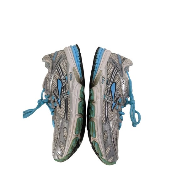 Brooks Ravenna 2 Womens Size 7 Silver White Blue Mesh Running Shoes 1200831b451 - Picture 7 of 9